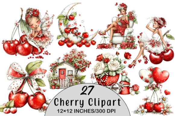 Download Whimsical Cherry Clipart - Cherry Collection
