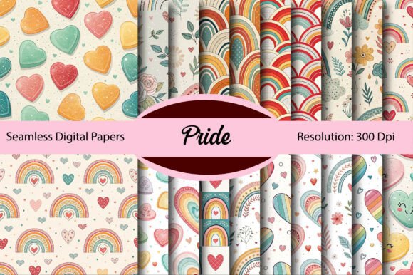 Download Pride Seamless Digital Paper - Paper Collection