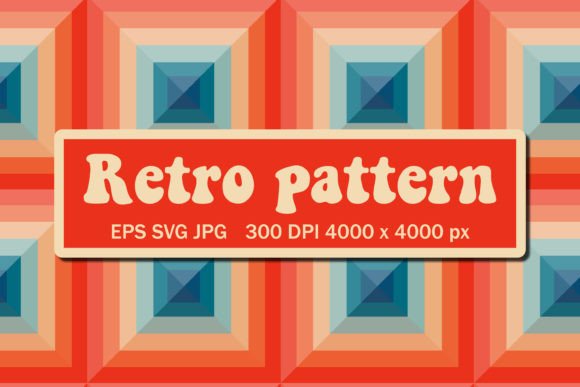 Download Groovy Aesthetic Pattern with Squares - Premium Resources