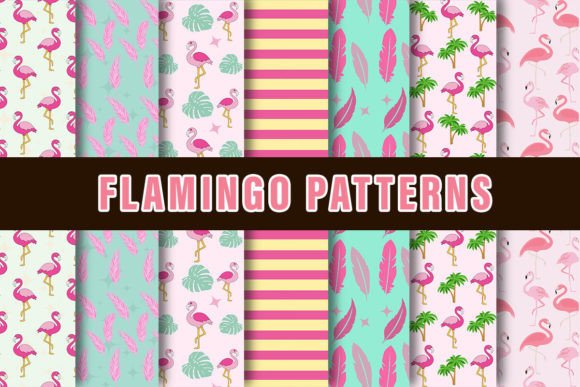 Download Flamingo Digital Paper Patterns - Paper Collection