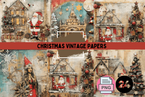 Download Christmas Vintage Paper - Paper Collection