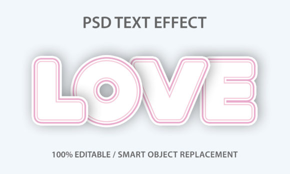 Download Text Effect Love Paper Premium - Paper Collection
