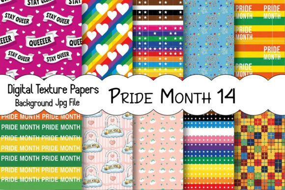 Download Seamless Pride Month Digital Paper - Paper Collection
