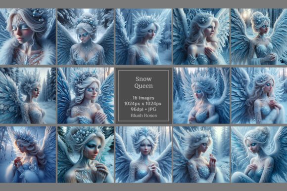 Download Snow Queen High Resolution Digital Paper - Paper Collection