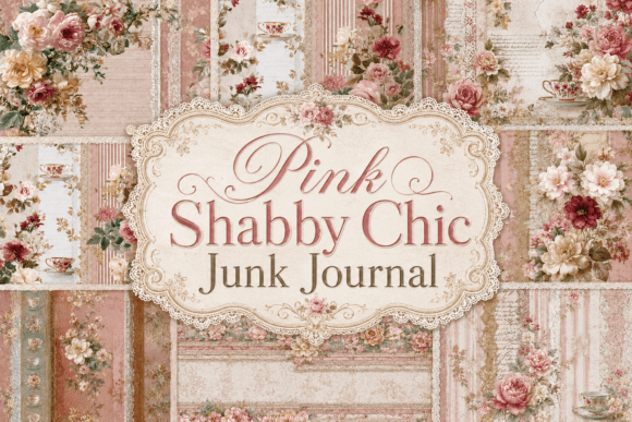 Download Pink Shabby Chic Junk Journal - Shabby Collection