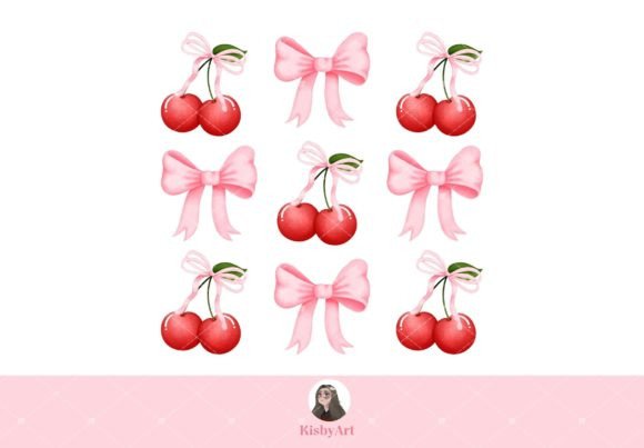 Download Coquette Cherry Bow PNG Clipart - Cherry Collection