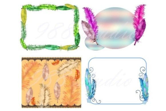 Download Feather Boho Background Bohemian Frame - Boho background Collection