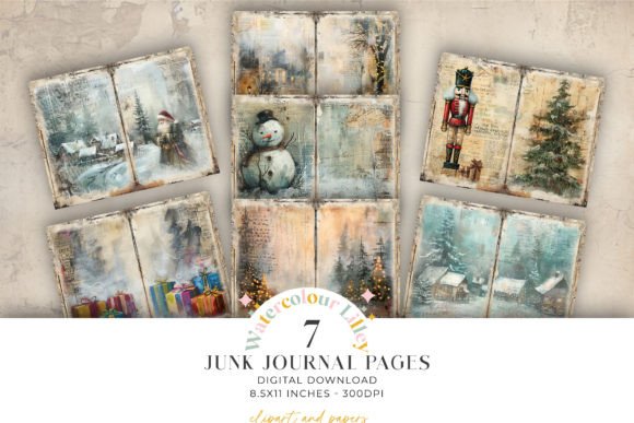 Download Xmas Junk Journal Paper - Paper Collection