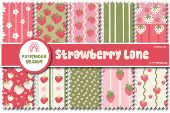 Download Strawberry Lane Paper Set - Paper Collection
