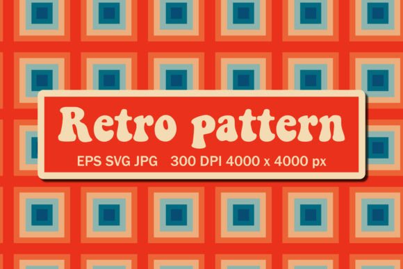Download Groovy Aesthetic Pattern with Squares - Premium Resources