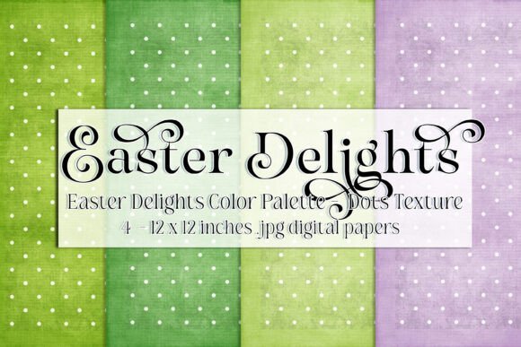 Download Easter Delights, Polka Dot Texture Paper - Paper Collection