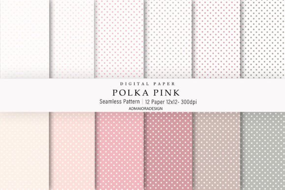 Download Polka Pink Digital Paper - Paper Collection
