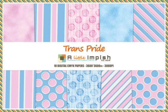 Download Trans Pride Digital Paper Pack - Paper Collection