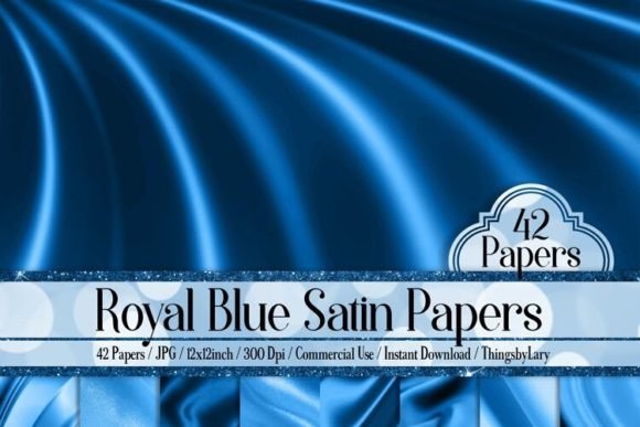 Download Royal Blue Luxury Silk Satin Papers - Paper Collection