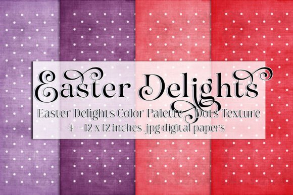 Download Easter Delights, Polka Dot Texture Paper - Paper Collection
