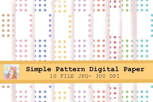 Download Seamless Simple Pattern Digital Paper - Paper Collection