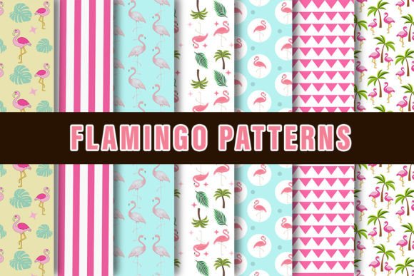 Download Flamingo Digital Paper Patterns - Paper Collection