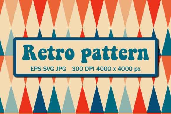Download Vintage Aesthetic Pattern with Triangles - Premium Resources