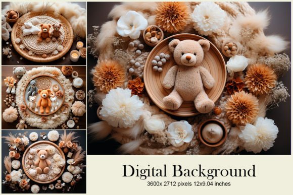 Download Baby Bear Background Wall Art Wallpaper - Paper Collection