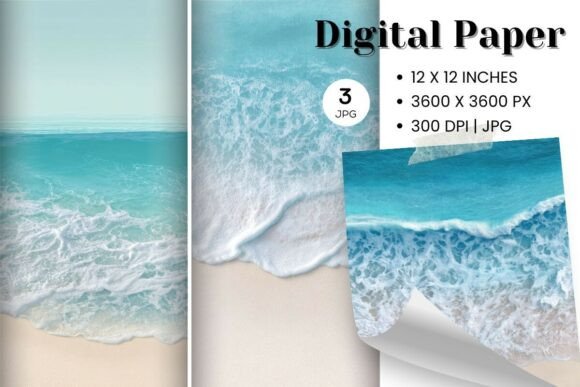 Download Wave Sea Beach Background Wallpaper_46 - Paper Collection