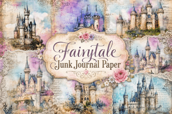 Download Fairytale Junk Journal Paper - Paper Collection