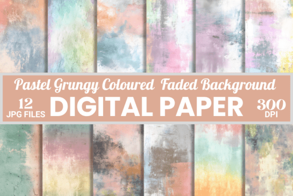 Download Coloured Grungy Faded Backgrounds Papers - Paper Collection