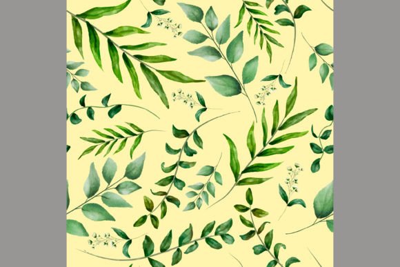 Download Beautiful Watercolor Leaves Pattern - Watercolor leaves pattern Collection